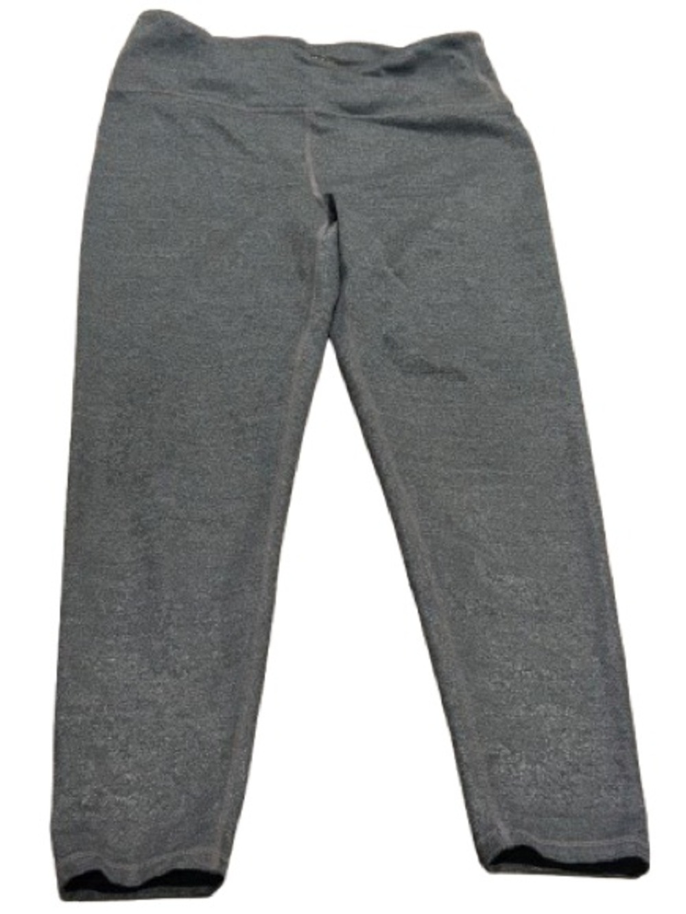 Lilly Pulitzer Luxletic Weekender High Rise Midi Leggings Gray Glitz Size L